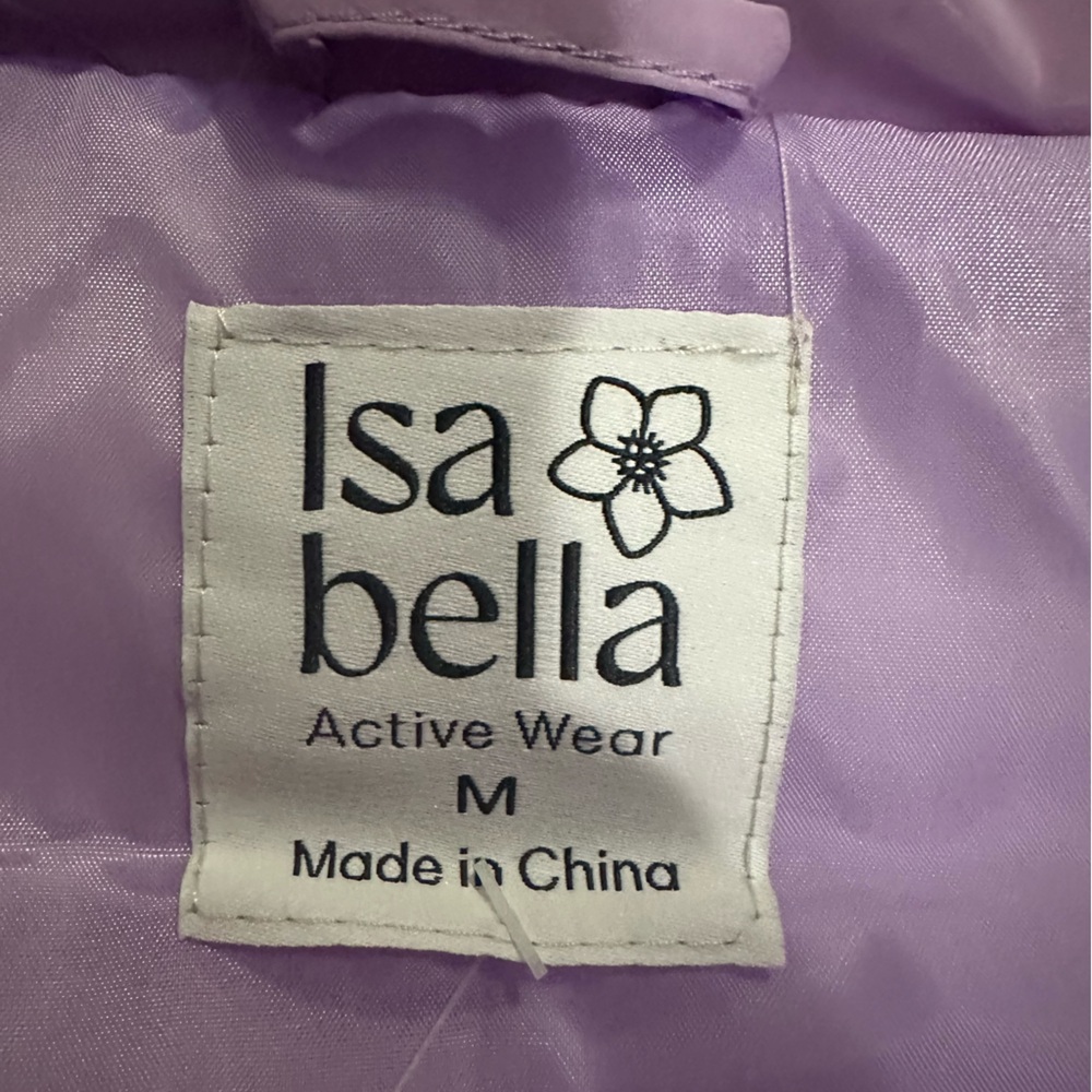 ISABELLA Active Wear Liquid Shine Quilted Vest/Size-Medium - Picture 9 of 13